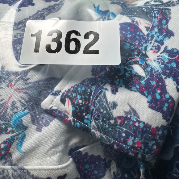 Robert Graham Shirt 2XLT Button Floral Colorful Flip Cuff Tall - Picture 12 of 12